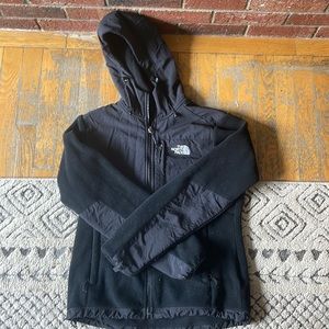 The North Face black fleece jacket